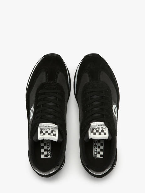 Sneakers Met Platformzool Flex M Jogger Uit Leder No name Zwart accessoires IMN60415 ander zicht 3